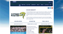 Desktop Screenshot of northraleighswimclub.com