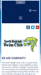 Mobile Screenshot of northraleighswimclub.com